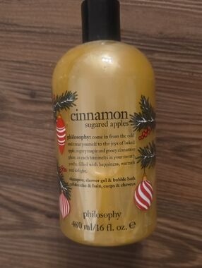 Philosophy Cinnamon Sugared Apples Shower Gel & Bubble Bath - Gold